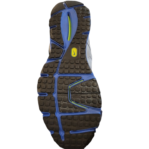 Nike Lunar Forever Grey, Blue, and Lime Green - Picture 4 of 5